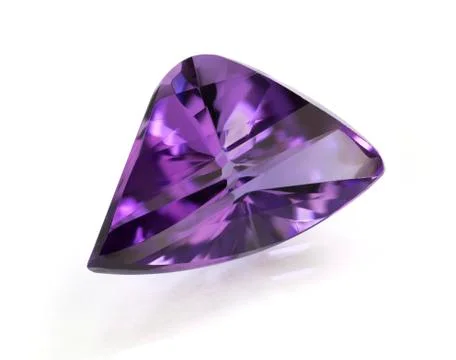 Amethyst in Free Form Stock Photos