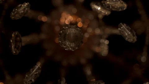 Amethyst gem crystals abstract texture background Stock Footage 129564981