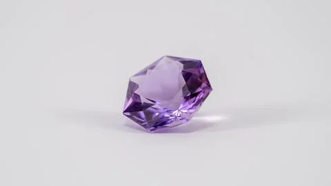 Amethyst Gem Stone Macro Foto stock