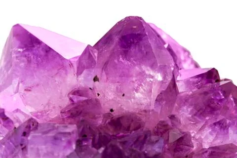 Amethyst gem stone Stock Photos