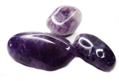 Amethyst geode geological crystals Stock Photos