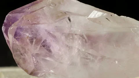 Amethyst point tracking shot. Stock Footage 62735032