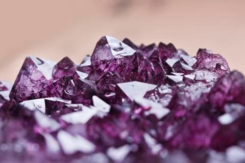 Amethyst quartz Stock Photos