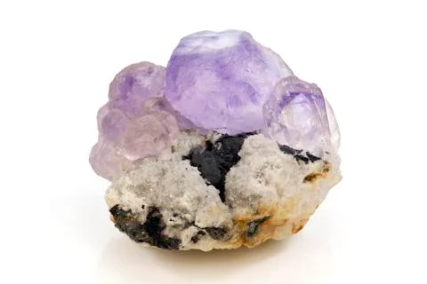 Amethyst Raw Stock Photos