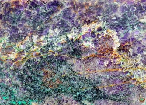 Amethyst stone texture Stock Photos