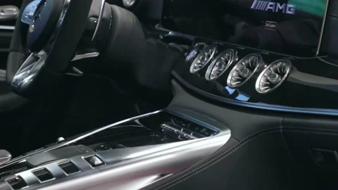 AMG interior Video stock 143326962