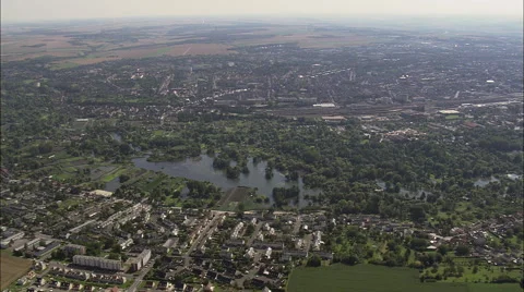 Amiens aerial Stock Footage 65382080