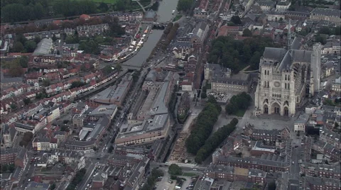 Amiens Cathedral Stock Footage 65259361