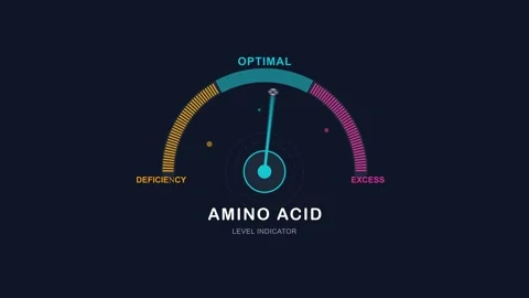 Amino Acid Level Indicator Scientific Animation Stock Footage 329906586