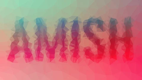 Amish fade weird tessellating looping animated triangles Stock Footage 109240927