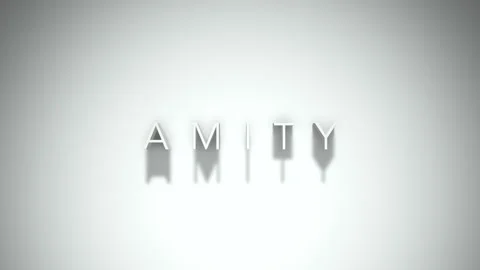 amity 3D title animation text with shado... | Stock Video | Pond5