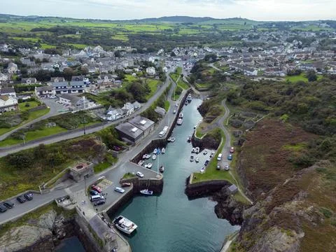 Amlwch Harbor - Anglesey - Wales Stock Photos