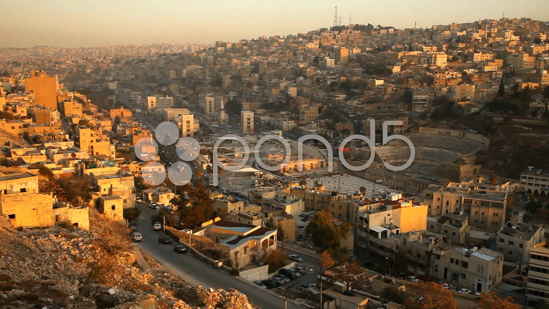 Amman capital of Jordan Stock Video Pond5
