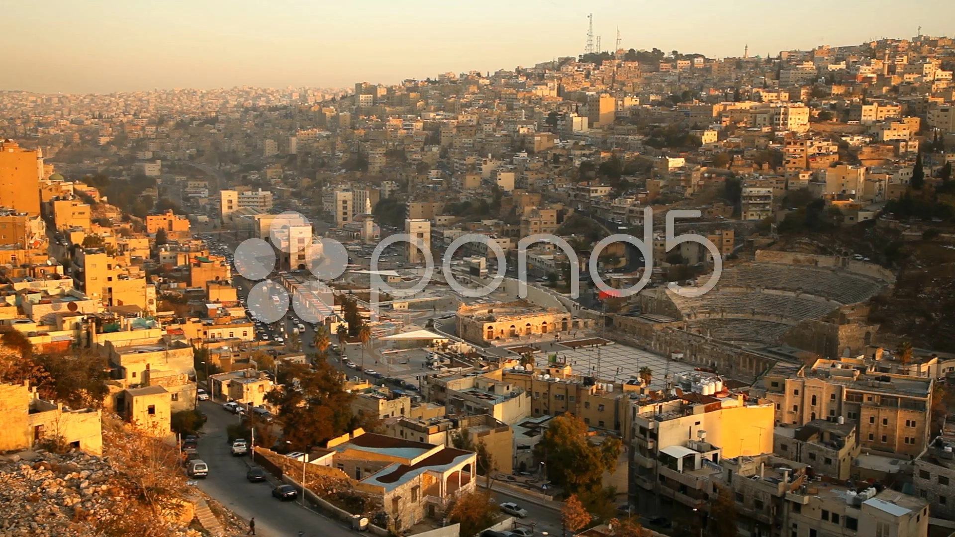 Amman capital of Jordan Stock Video Pond5