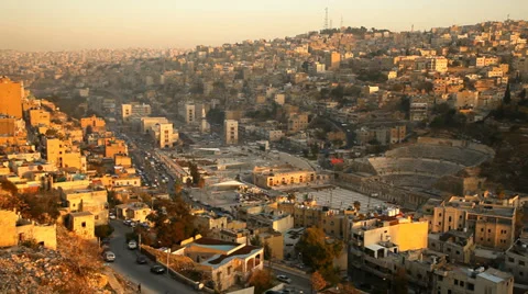 Amman - capital of Jordan Stock-Footage 33826037