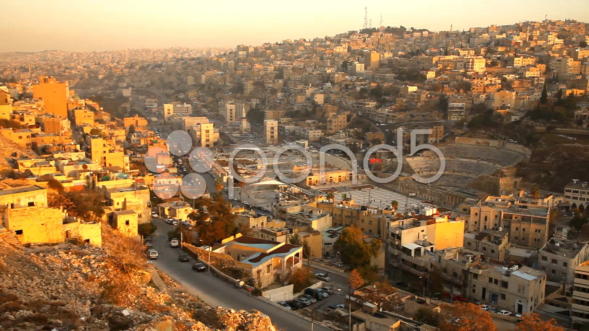 Advarsel Kælder brugerdefinerede Amman - capital of Jordan | Stock Video | Pond5