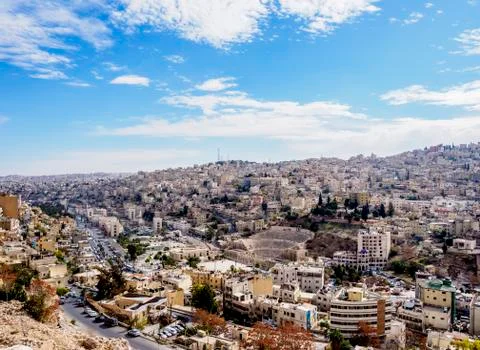 Amman Cityscape Stock Photos