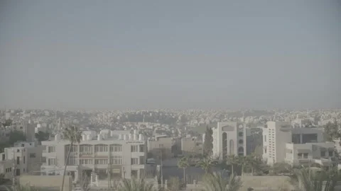 Amman skyline, Jordan Video stock 244704651
