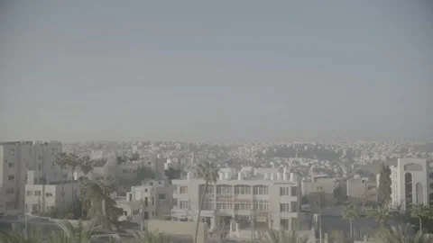 Amman skyline, Jordan Видео 244704669