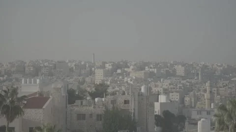 Amman skyline, Jordan Video stock 244704748