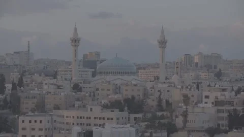 Amman skyline, Jordan Video stock 244704778