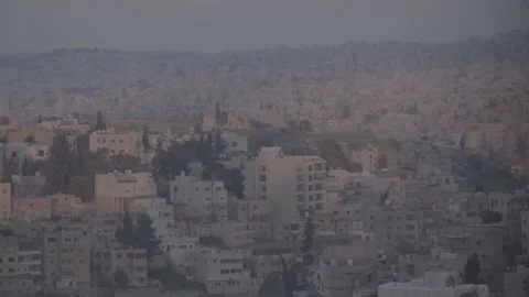 Amman skyline, Jordan Video stock 244704808