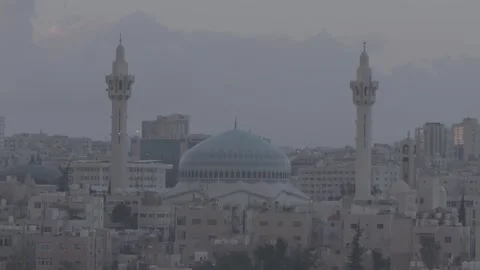 Amman skyline, Jordan 스톡 동영상 244704931