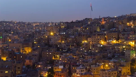 AmmanDayToNight4K Vídeo Stock 107695680