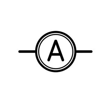 Ammeter vector flat icon element new design Stock Illustration