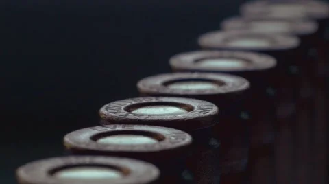 Ammo for the gun Stock Footage 68411801