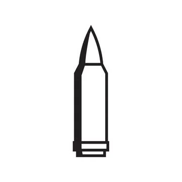 Ammo icon logo Stock Illustration