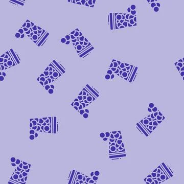 Ammo paintball game glyph vector seamless pattern Illustrazione stock