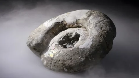 Ammonoidea shell in the haze Stock Footage 269901967