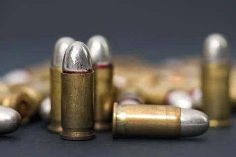 Ammunition bullets Stock Photos
