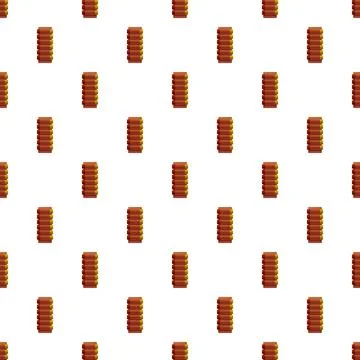 Ammunition cartridges repeating pattern for hunting design 库存插图