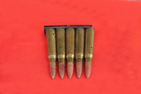 Ammunition Gun Bullets. Stock Photos