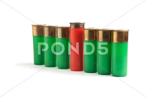 Ammunition for hunting rifles Stock Photos