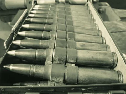 Ammunition Ready for Action Foto stock