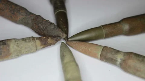 Ammunition Rotate 1 Stock Footage 43650657