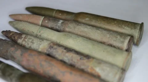 Ammunition Rotate Stock-Footage 43650602