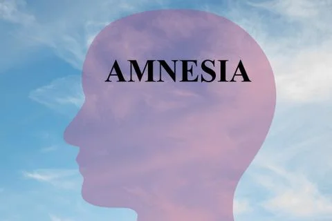 Amnesia concept Stock Illustration