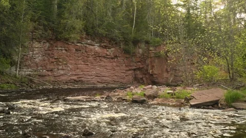 Amnicon Falls State Park Video stock 310682123