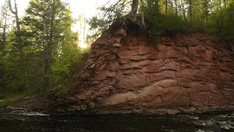 Amnicon Falls State Park Video stock 310682125