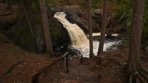 Amnicon Falls State Park Video stock 310682206