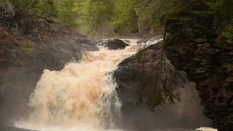 Amnicon Falls State Park Vídeo Stock 310682276