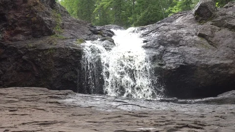 Amnicon Falls Waterfall Stock-Footage 116011015