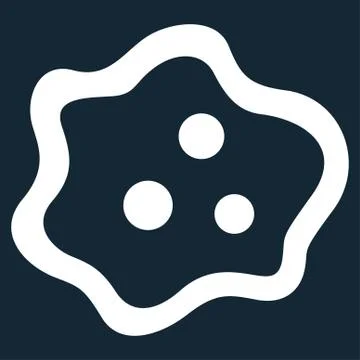 Amoeba Icon Illustrazione stock