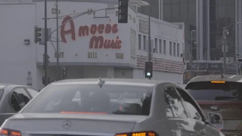 Amoeba Music timelapse Stock Footage 85366729