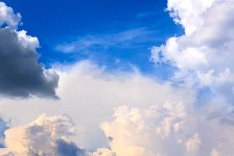 Among the clouds Stock Photos