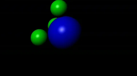 Amonia Molecule Stock Footage 442631